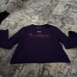 Under Armour Deep Purple Athletic Top